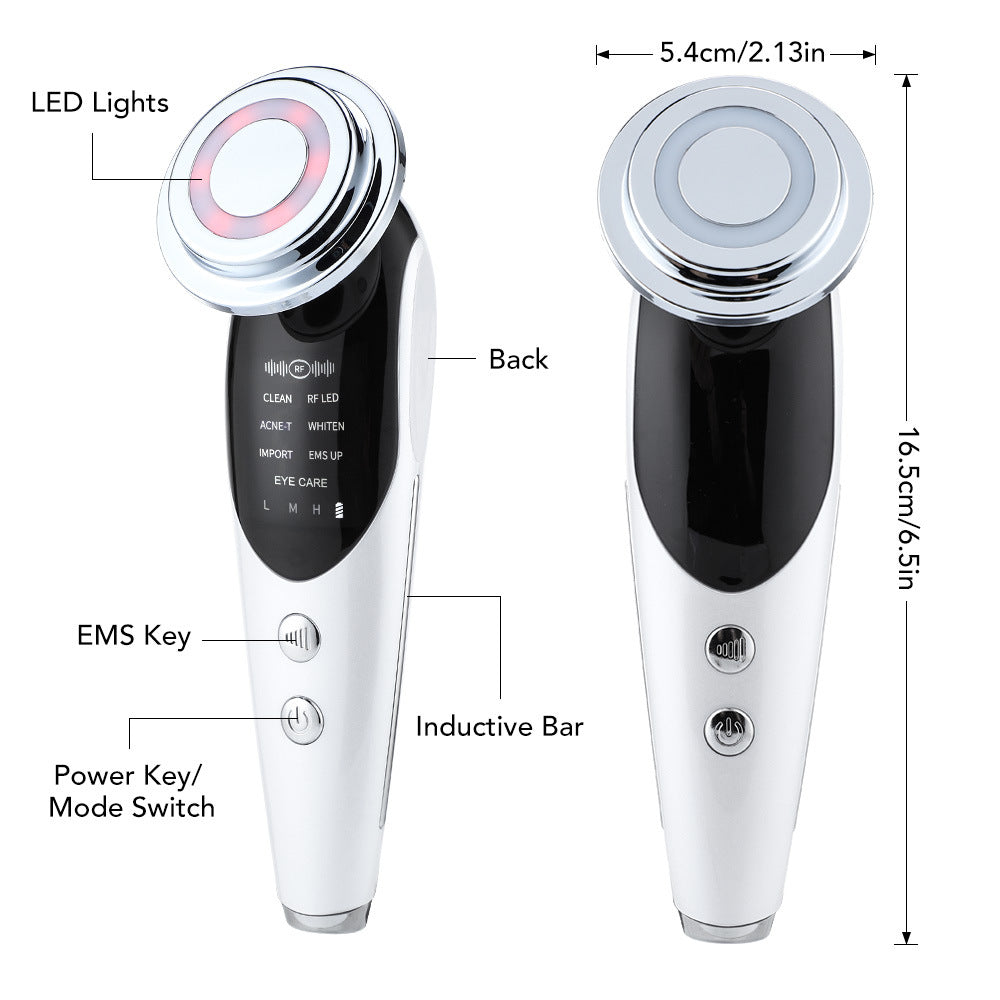 7-in-1 Facial Massager EMS Micro-current Color Light