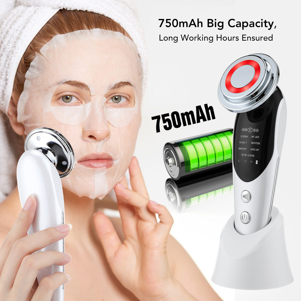 7-in-1 Facial Massager EMS Micro-current Color Light