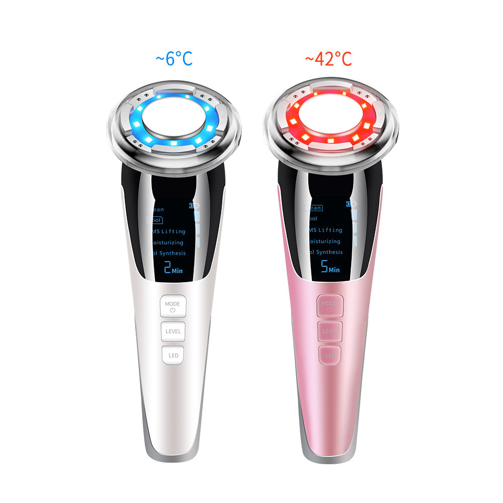 Facial Massager Ultrasonic Vibration Wrinkle Remover Anti-Aging